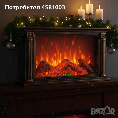LED камина с ефект на тлеещи въглени , снимка 1