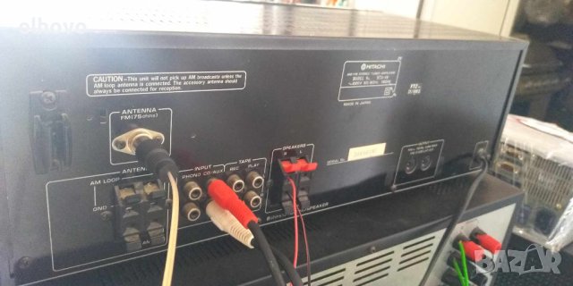 Стерео усилвател, тунер HITACHI HTA-09, снимка 5 - Ресийвъри, усилватели, смесителни пултове - 43880869