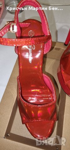 Сандали лачени  За Танци , снимка 7 - Сандали - 40919243