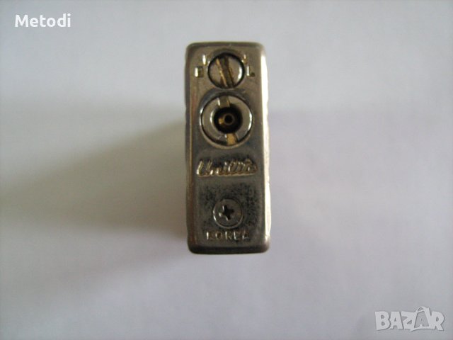 Метална запалка, Unilite 4см х 2,5см Корея, снимка 3 - Антикварни и старинни предмети - 43714457