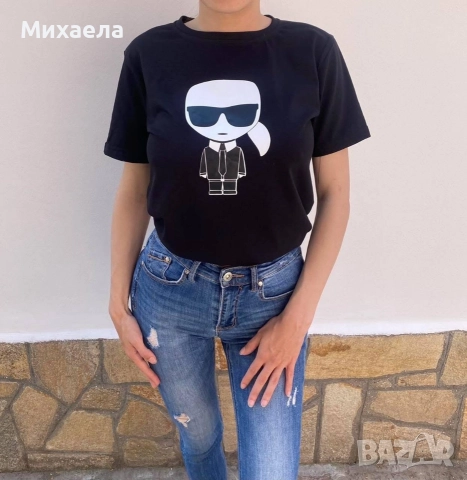 Дамски памучни тениски - 27 лв., снимка 13 - Тениски - 52656308