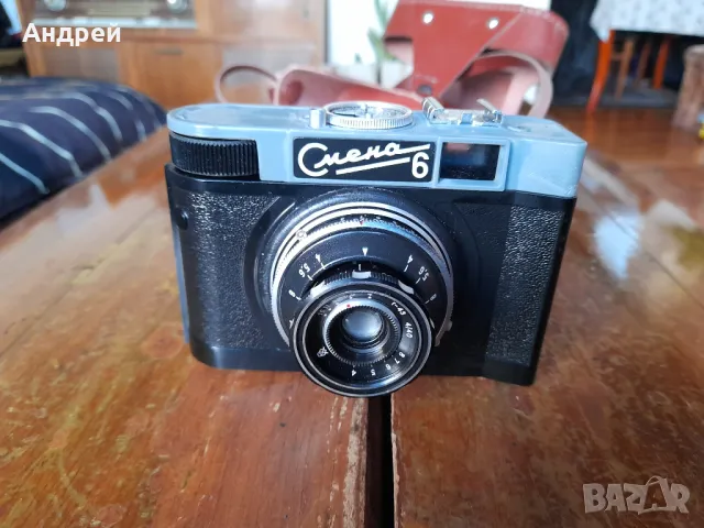 Стар фотоапарат Смена 6, снимка 3 - Фотоапарати - 48178299