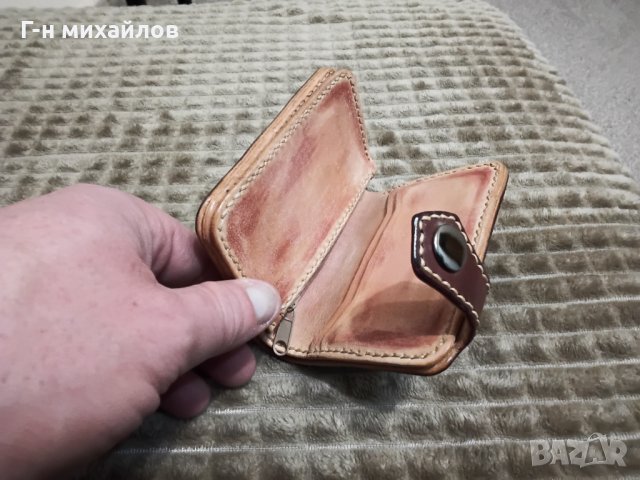 Портфейл естествена кожа, снимка 4 - Портфейли, портмонета - 39271877