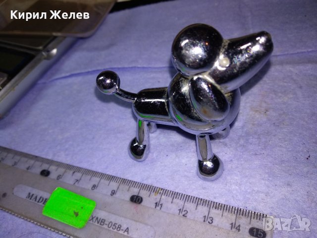 UMBRA Стара Маркова КАНАДСКА КОЛЕКЦИОНЕРСКА МЕДНА НИКЕЛИРАНА ФИГУРКА на ФРЕНСКИ ПУДЕЛ КРАСИВА 41413, снимка 12 - Колекции - 43650985