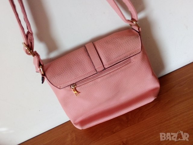 Чанта в розово, квадрат, снимка 8 - Чанти - 24951231
