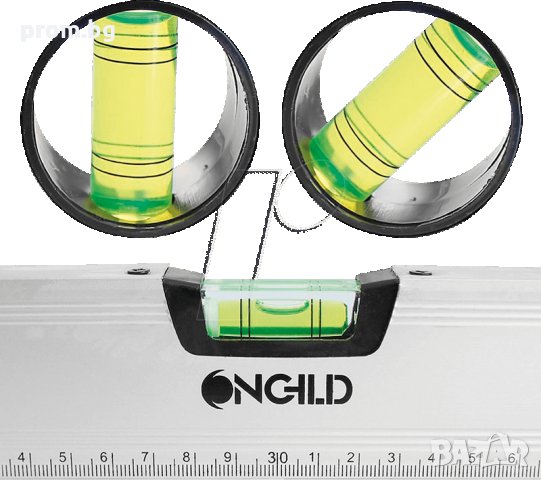 нивелир 60 см, алуминиев, нов, немски, внос от Германия., снимка 2 - Измервателни инструменти - 27983595