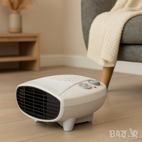 Отоплителна вентилаторна печка Voltz V51970E – 2000W, бял, снимка 2 - Друга електроника - 51852382