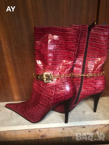 Дамски боти естествена кожа