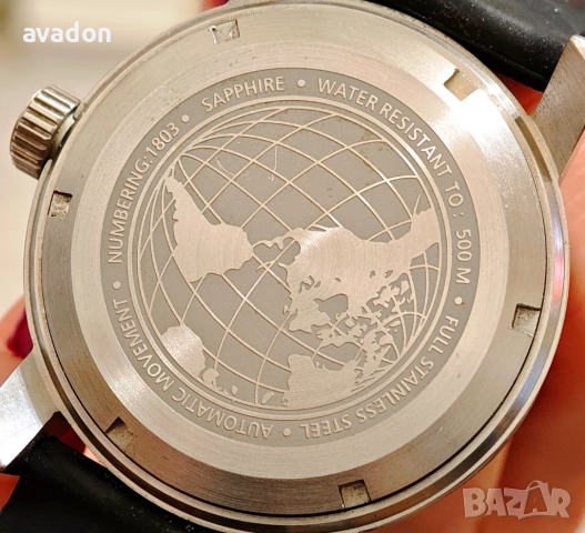 FEELNEVER automatic Miota wr 500m, снимка 4 - Мъжки - 52869417