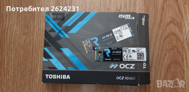 512GB OCZ Toshiba RD400 PCIe M.2 Solid State Drive SSD, снимка 3 - Части за лаптопи - 28570832