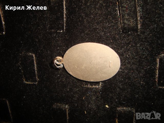 СТАРА ГЕРМАНСКА ПОЗЛАТЕНА ИКОНКА ПОСРЕБРЕНА МЕДАЛЬОН 21105, снимка 8 - Антикварни и старинни предмети - 32689499