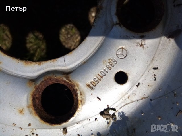 Железни джанти 15'' за мерцедес вито, снимка 4 - Гуми и джанти - 28622666