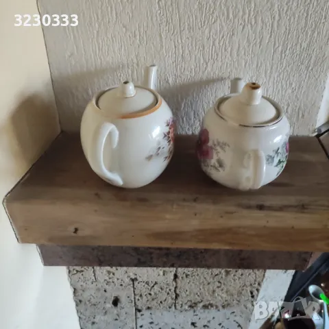 Порцеланов чайник/чайници стар СССР, снимка 5 - Аксесоари за кухня - 47647573