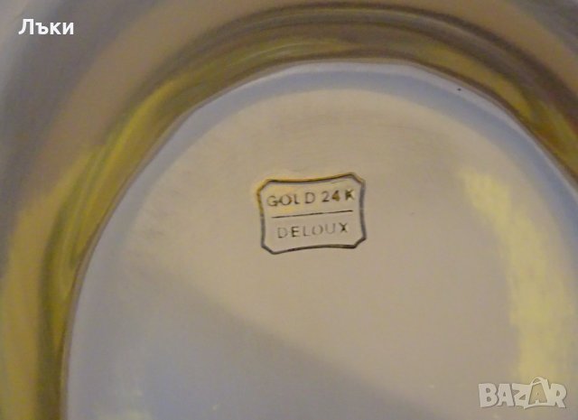 Посребрена бронзова фруктиера,Gold 24k Deloux. , снимка 4 - Антикварни и старинни предмети - 35649310