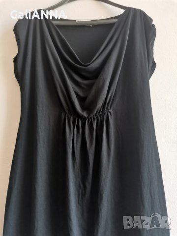 СТРАХОТНА И ЕФЕКТНА РОКЛЯ В ЧЕРНО РАЗМЕР 2XL