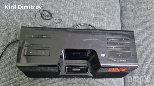 Logitech FM/AM цифрово радио/часовник/будилник, снимка 4 - Радиокасетофони, транзистори - 52732291