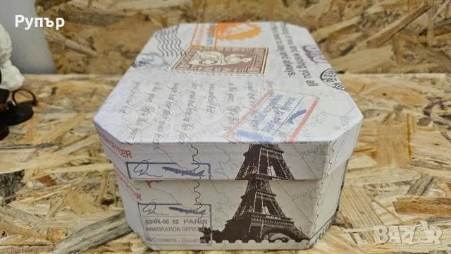 Винтидж кутия за бижута, снимка 3 - Други - 49344018