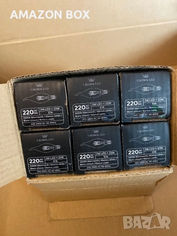 НОВО! 6 броя LED декоративни крушки, снимка 2 - Крушки - 52734048