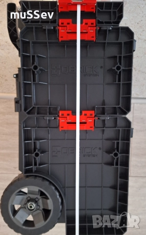 органайзер система за инструменти от 3 куфара с количка, снимка 4 - Куфари с инструменти - 51684875