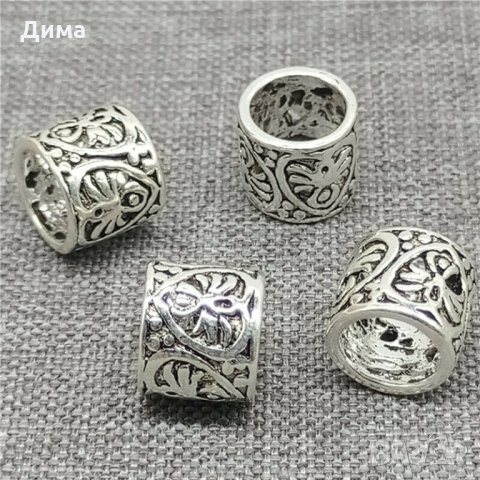 Талисмани от 925 Стерлингово Сребро тип Пандора -  Spider - 7 мм - За Бижута