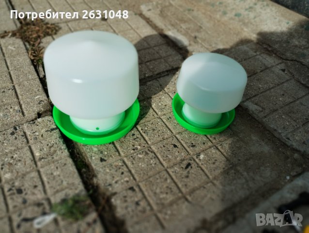 поилка за птици вакуумна от1.3 лт и 0.6 лт, снимка 2 - За птици - 43002257