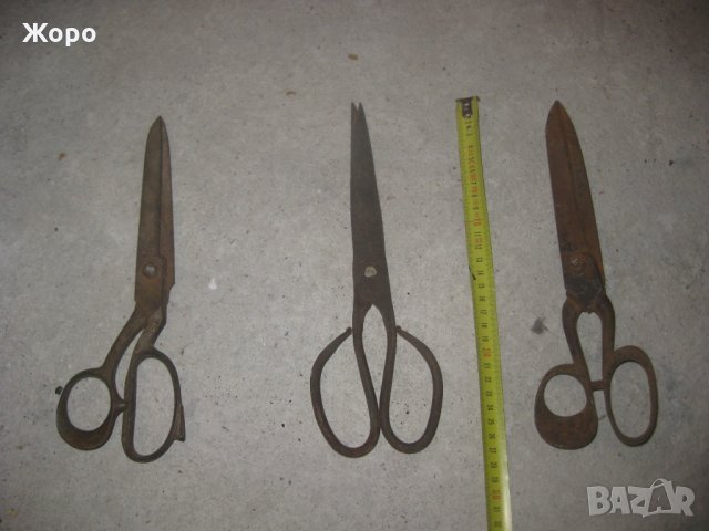 Стари големи ножици, снимка 2 - Антикварни и старинни предмети - 27834099
