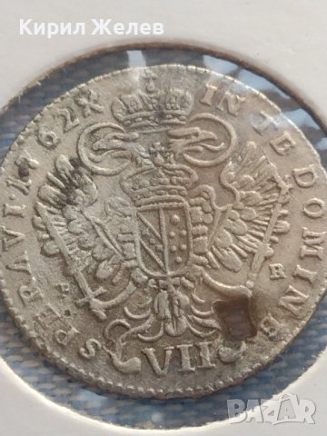 Сребърна монета 7 кройцера 1762г. Франц първи Свещена Римска Империя 13739, снимка 13 - Нумизматика и бонистика - 43015038