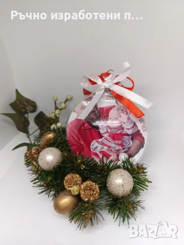 Коледни топки със снимка, снимка 1