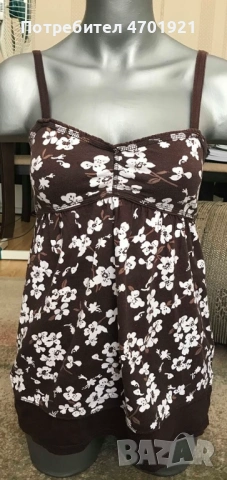 Кафяв потник на цветя, снимка 4 - Потници - 53137009