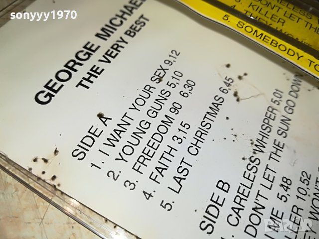 GEORGE MICHAEL-КАСЕТА 2701231259, снимка 11 - Аудио касети - 39453506