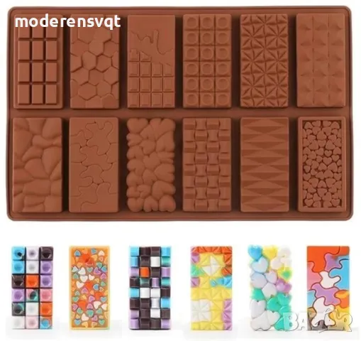 Силиконова форма за дубайски шоколад, снимка 2 - Форми - 49498744