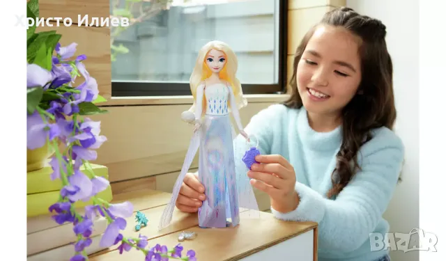 Кукла Disney Princess Frozen Завърти и преобрази Елза Spin and Reveal, снимка 2 - Кукли - 49542107