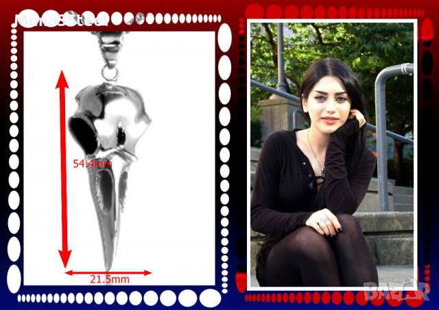 МАСИВНО Колие “Гарванът на Один” стомана S. Steel 316L, снимка 12 - Колиета, медальони, синджири - 27825048