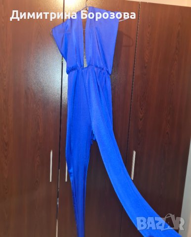 Син елегантен гащеризон, ликра, снимка 7 - Гащеризони - 41146535