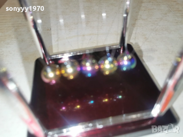 Люлката на Нютон хамелеон 9х9х8см 1601261335, снимка 10 - Колекции - 53121039