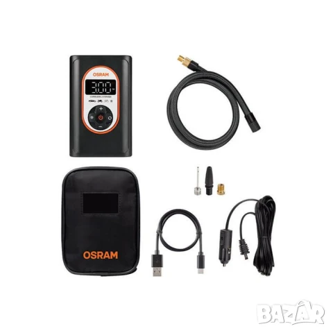 Компресор Osram TYREinflate 4000 за гуми, 8.3 bar, 12V DC, 90dB, с вградена батерия 5000mAh, снимка 2 - Аксесоари и консумативи - 51057258