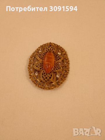 Старинна брошка, снимка 5 - Антикварни и старинни предмети - 43856157