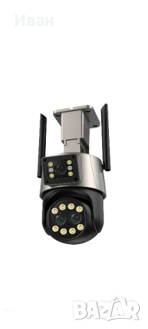 Двойна Камера, ULTRA HD, 8х Зуум, Цветна нощна визия, Монтаж на таван и стена., снимка 4 - IP камери - 50373909