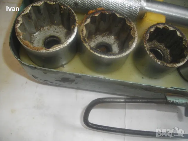 15 ЧАСТИ РУСКА/СССР ГЕДОРИЯ ИНСТРУМЕНТАЛИУМ 10-30мм СТАРО КАЧЕСТВО СЪС СИЛОВ ВЪРТОК В МЕТАЛНА КУТИЯ, снимка 8 - Други инструменти - 50202528