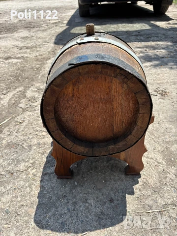 Дървено буре,бъчва, снимка 3 - Декорация за дома - 50736458