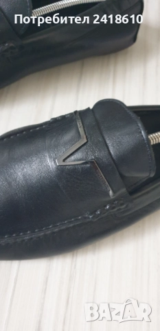 Versace Collection Leather Mens Size 43 - 27.5см ОРИГИНАЛ! Мокасини Естествена Кожа!, снимка 13 - Мокасини - 52092261