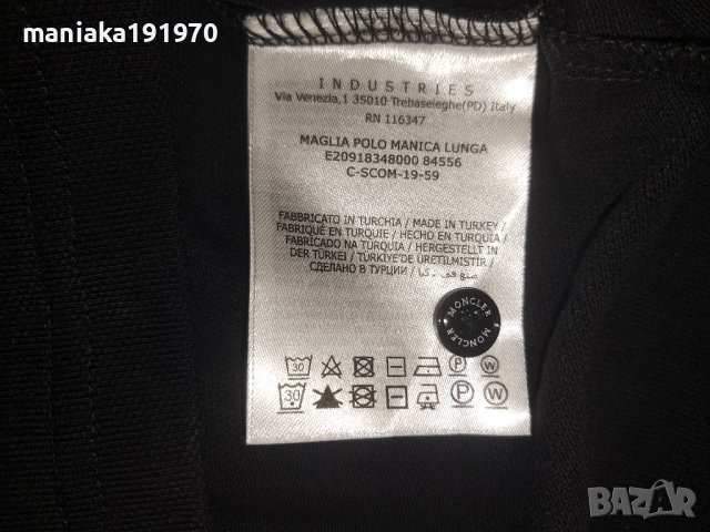 Moncler Maglia Polo Manica Lunga (М) мъжка блуза, снимка 10 - Блузи - 43237214