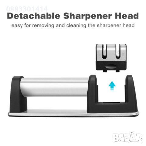 WELQUIC 2 Stage Kitchen Knife Sharpener Диамантено точило за ножове, снимка 2 - Други - 44087092