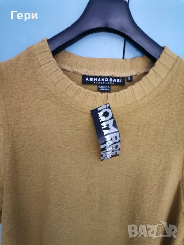 Блузка цвят горчица, размер М, снимка 2 - Корсети, бюстиета, топове - 37784754