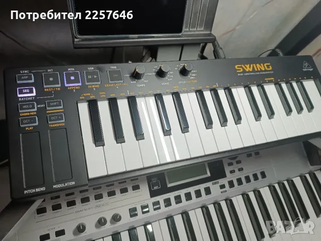 Korg volka fm и Behringer swind, снимка 2 - Синтезатори - 50232683