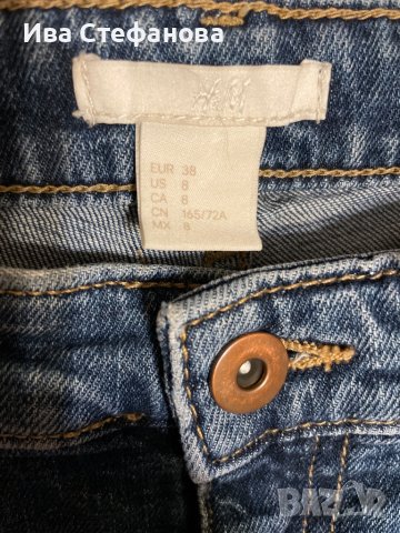 Уникални еластични къси дънкови панталони H&M нови , снимка 3 - Къси панталони и бермуди - 36595948