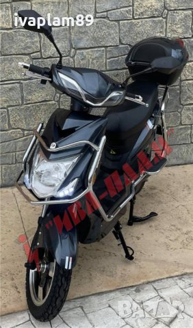 Електрически Скутер 1600W,60V,20aH+Управление като Велосипед+ЛИЗИНГ+Документи за регистрация , снимка 2 - Мотоциклети и мототехника - 33106514