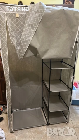 Гардероб от плат, текстил , размери 175х97х45, снимка 1