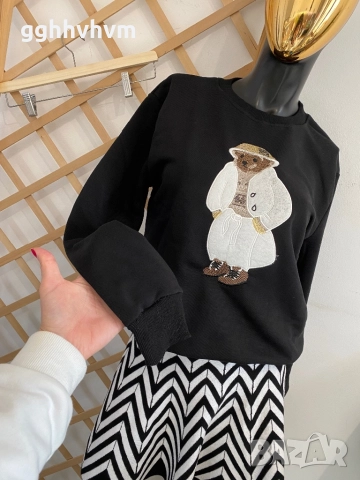 Блуза с мече, снимка 4 - Блузи с дълъг ръкав и пуловери - 52826371