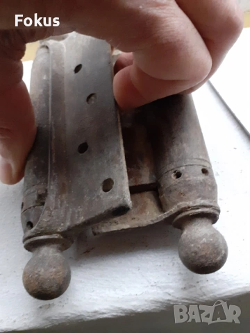 Стари ковани панти за порта, снимка 4 - Антикварни и старинни предмети - 53498310